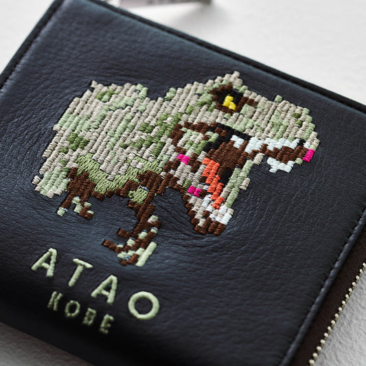 ATAO20周年限定｜SAFARILANDクラシック｜チェス(CHESS)｜ミニ財布｜刺繍｜日本製